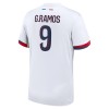 Maillot de Supporter Paris Saint-Germain Goncalo Ramos 9 Extérieur 2024-25 Pour Homme